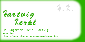 hartvig kerpl business card